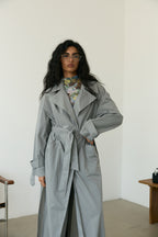 DUST GREY SUMMER TRENCH