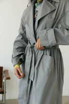 DUST GREY SUMMER TRENCH