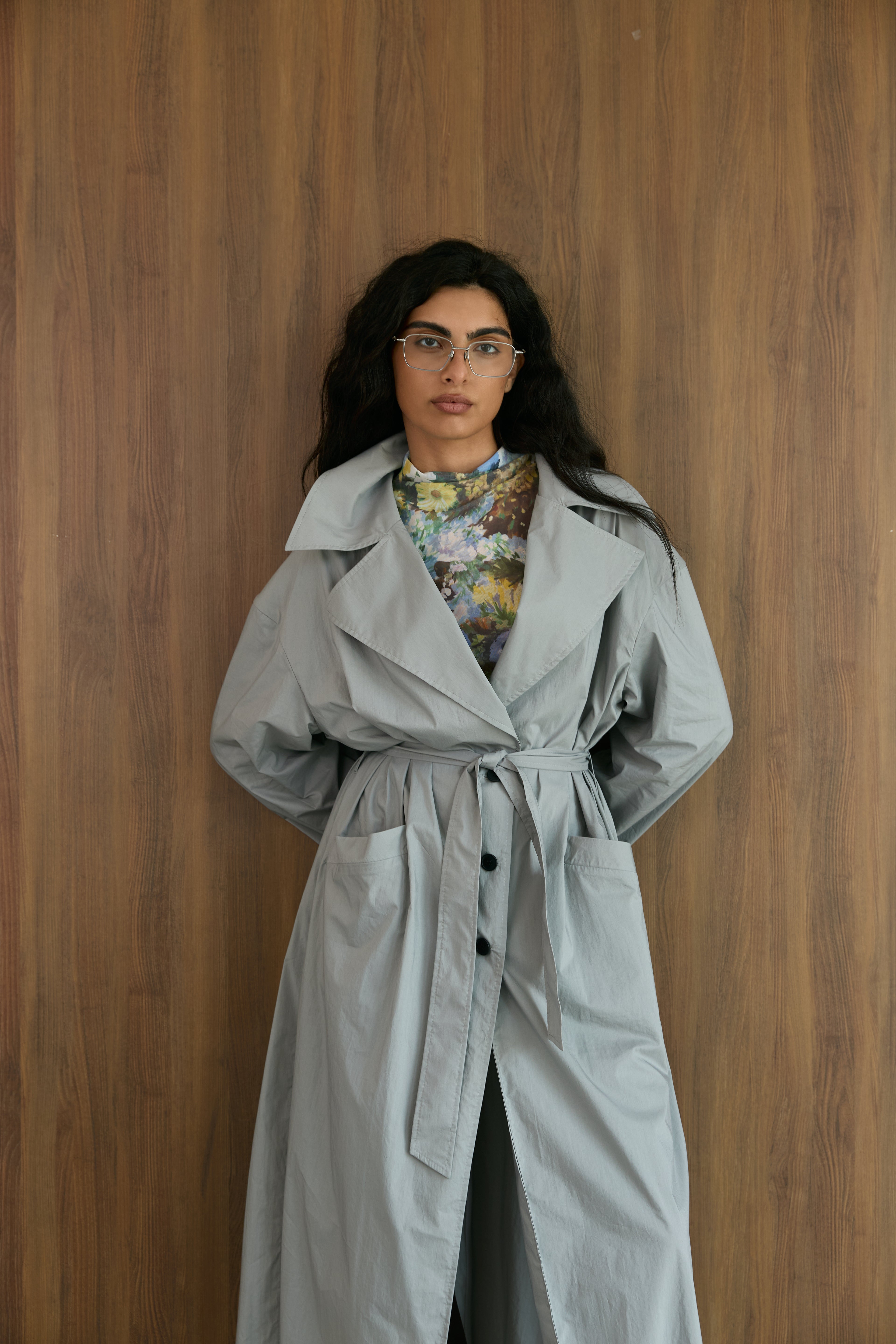 DUST GREY SUMMER TRENCH