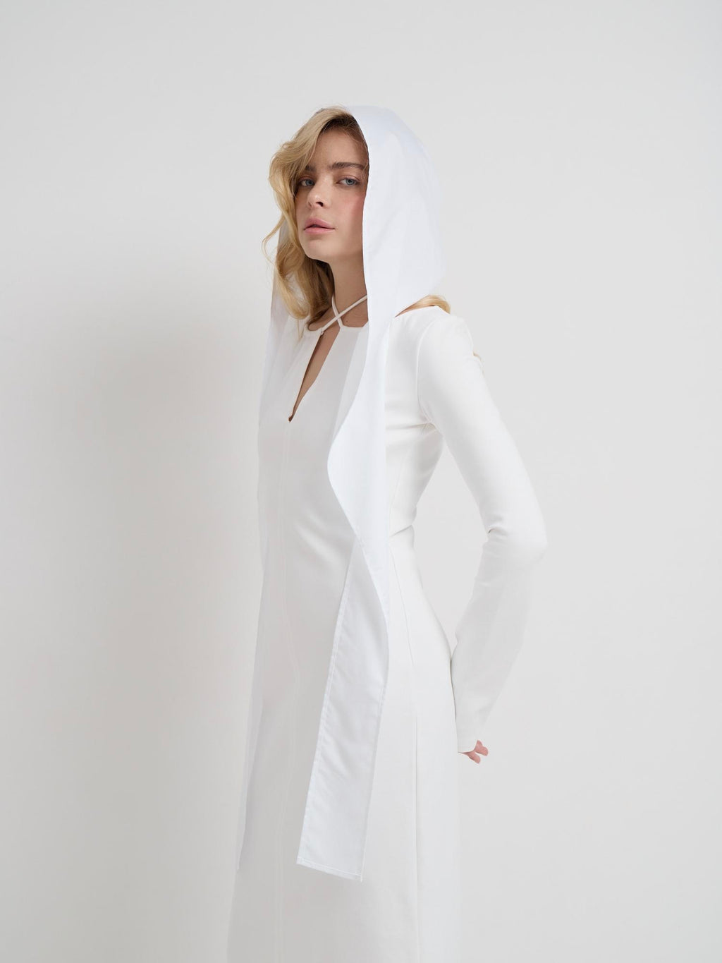 DETACHED HOOD WHITE