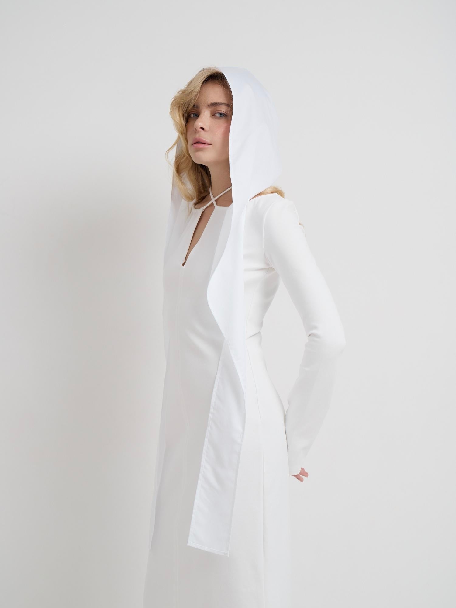 DETACHED HOOD WHITE